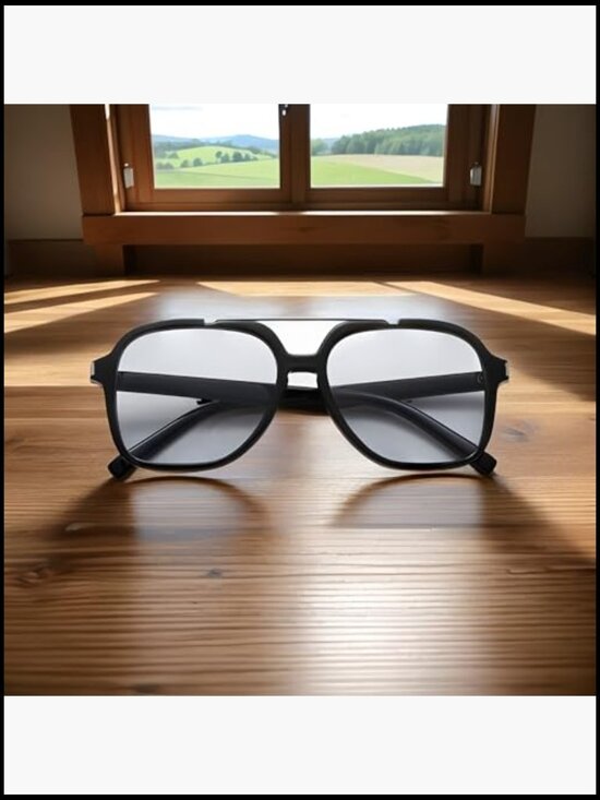 Trendy Square Aviator Style Sunglasses with UV400 Protection main image 4